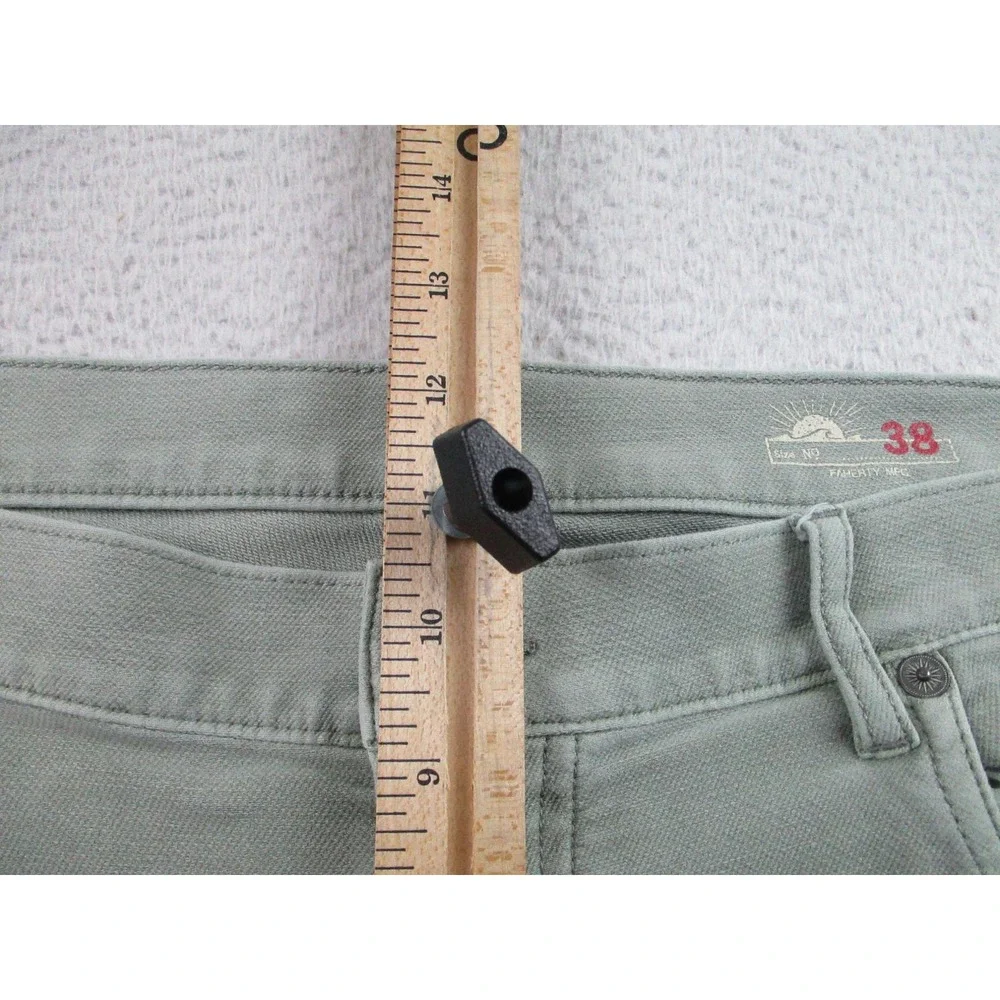 Faherty Brand Pants Mens 38 Sage Green Soft Stretch‎ 5-Pocket Casual Jeans Style